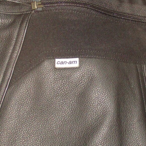 CAN-AM BRP MOTORCYCLE Woman's Heavy Genuine LEATHER Riding Pants Size 8 - Picture 9 of 11
